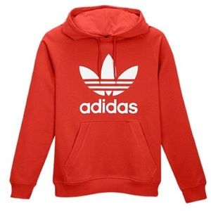 Red Adidas hoodie